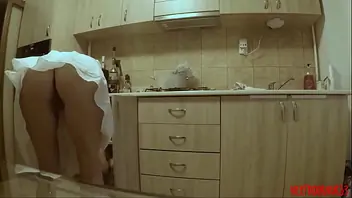 Stepmom caught masturbating on the shower hidden cam
