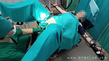 Gynecologist licks patient pussy