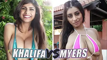 Bangbros Battle Of The Goats Mia Khalifa Vs Violet Myers Round Two