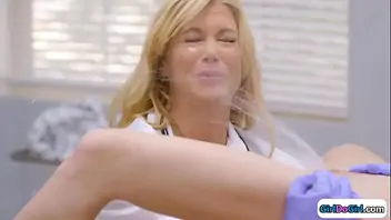 Unaware Doctor Gets Squirted In Her Face