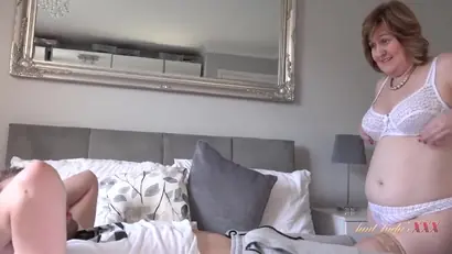 Chris cobalt and kugar lush in horny mature landlady mrs kugar catches her tenant in her panty