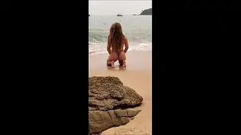 Beach hotwife