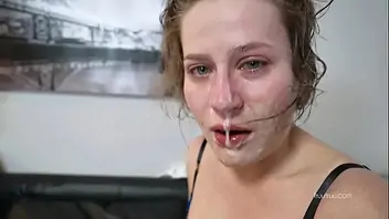 Gag and cry amateur deepthroat compilation