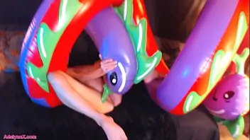 Inflatable ball gag