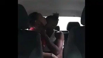 Thick black daughter fucking family in car